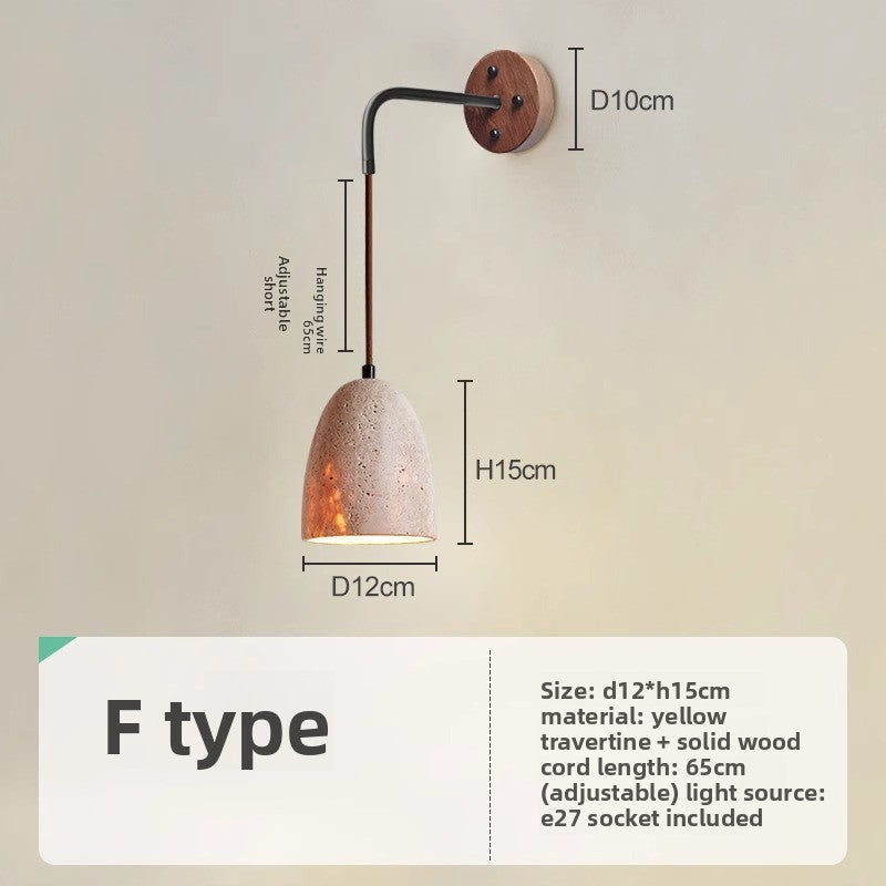 Kyoto Japanese Wooden Bedside Wall Lamp | Warm LED Sconce