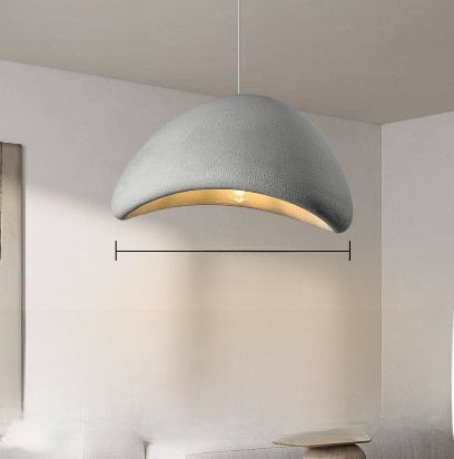 Zen Wabi-Sabi Chandelier | Japanese Stone LED Pendant Light