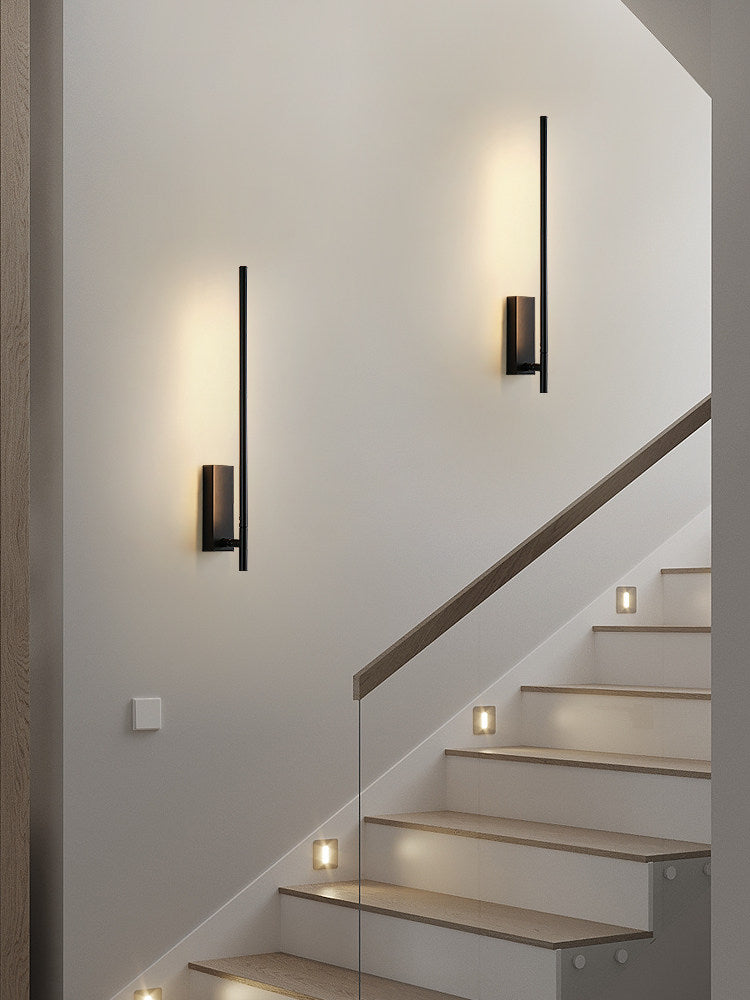 Astra Rotatable Wall Sconce | Matte Black LED Arm Light