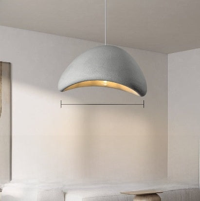 Zen Wabi-Sabi Chandelier | Japanese Stone LED Pendant Light