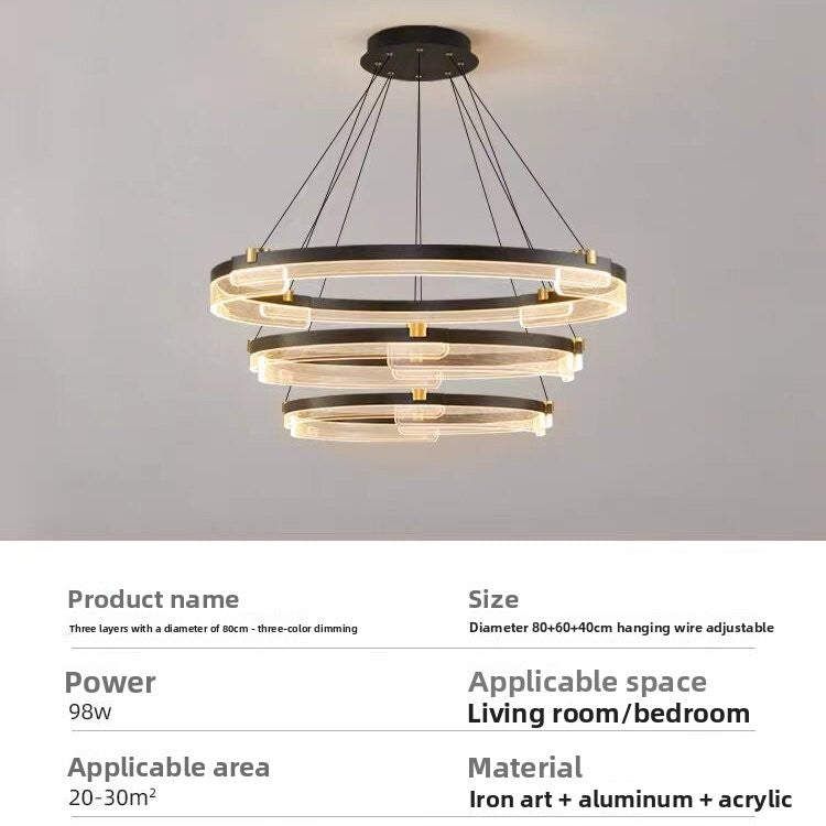 Orbit Circular LED Pendant Light | Minimalist Ring Chandelier