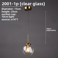 Nordic Glass Pendant Light | Multi-Head Restaurant & Dining