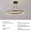 Orbit Circular LED Pendant Light | Minimalist Ring Chandelier