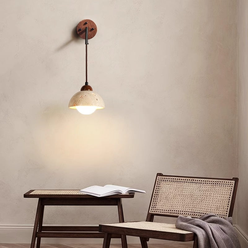 Kyoto Japanese Wooden Bedside Wall Lamp | Warm LED Sconce