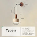 Kyoto Japanese Wooden Bedside Wall Lamp | Warm LED Sconce