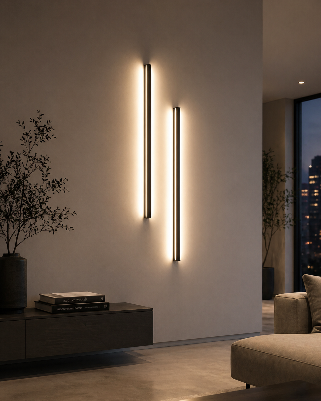 Linea LED Wall Light | Dimmable Architectural Panel