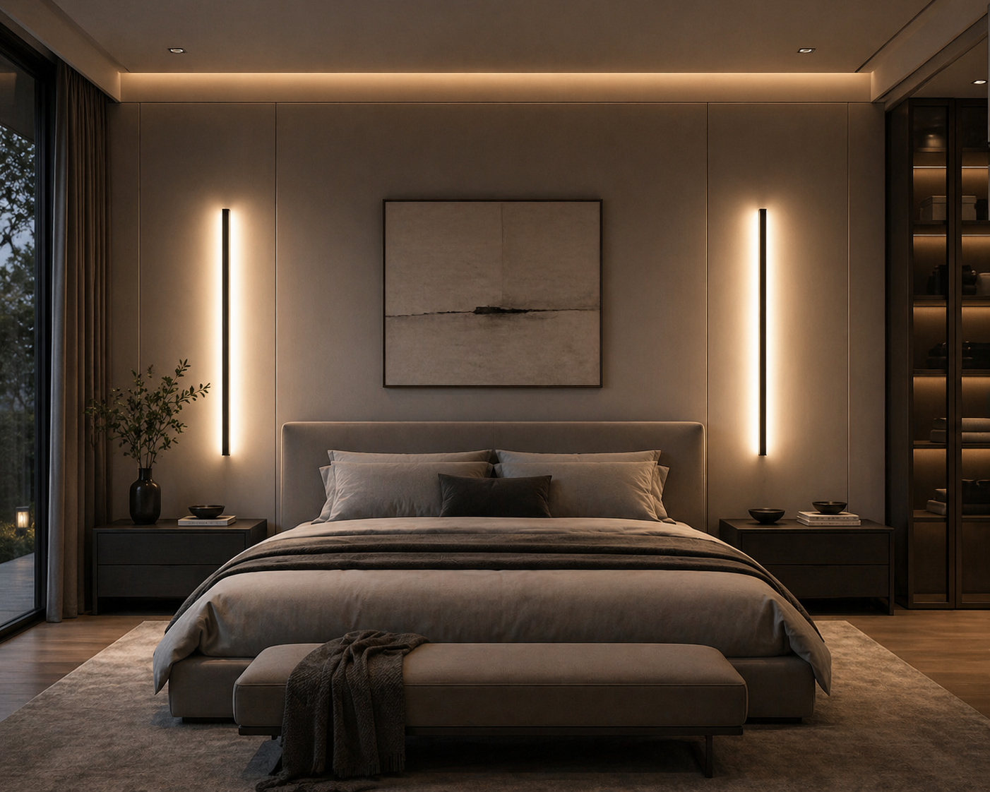 Linea LED Wall Light | Dimmable Architectural Panel