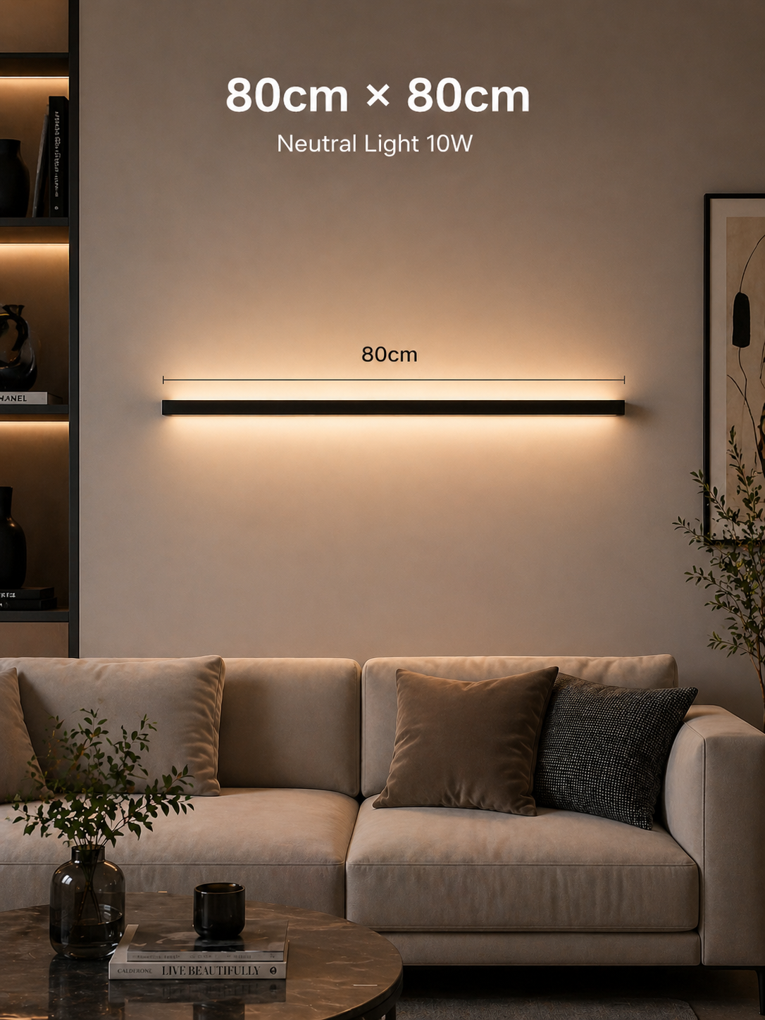 Linea LED Wall Light | Dimmable Architectural Panel