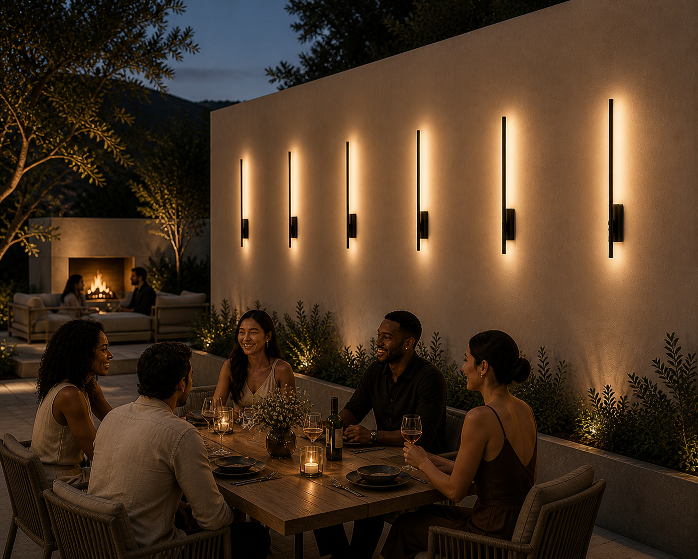 Astra Rotatable Wall Sconce | Matte Black LED Arm Light