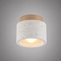 Solis Travertine Ceiling Light | Wabi-Sabi Stone Fixture