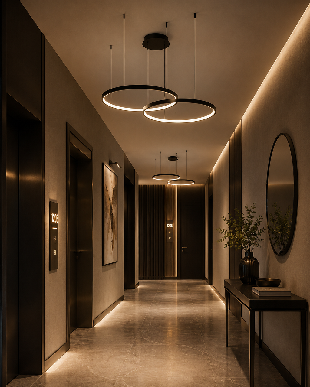 Halo Ring Pendant Light | Large Format LED Dining & Living Room