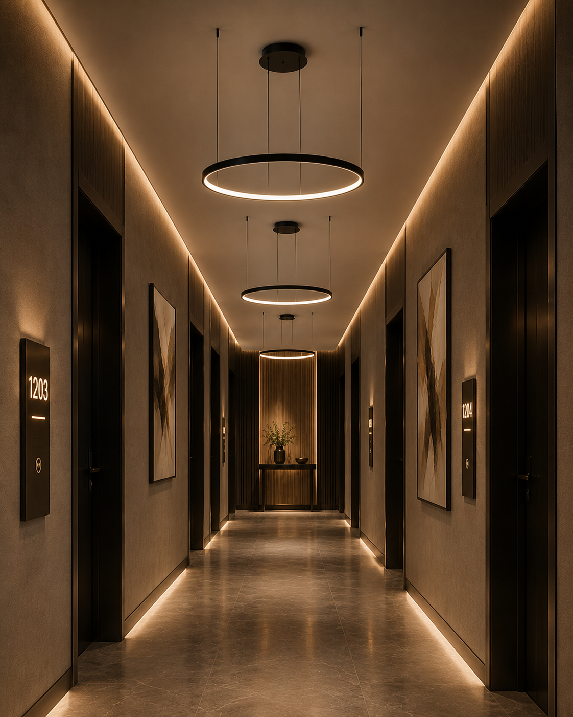 Halo Ring Pendant Light | Large Format LED Dining & Living Room