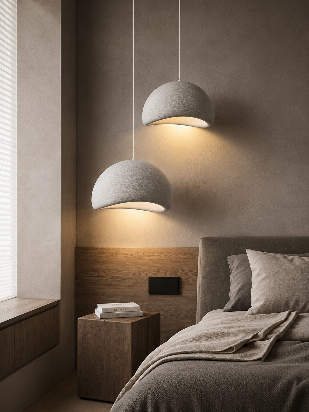 Zen Wabi-Sabi Chandelier | Japanese Stone LED Pendant Light