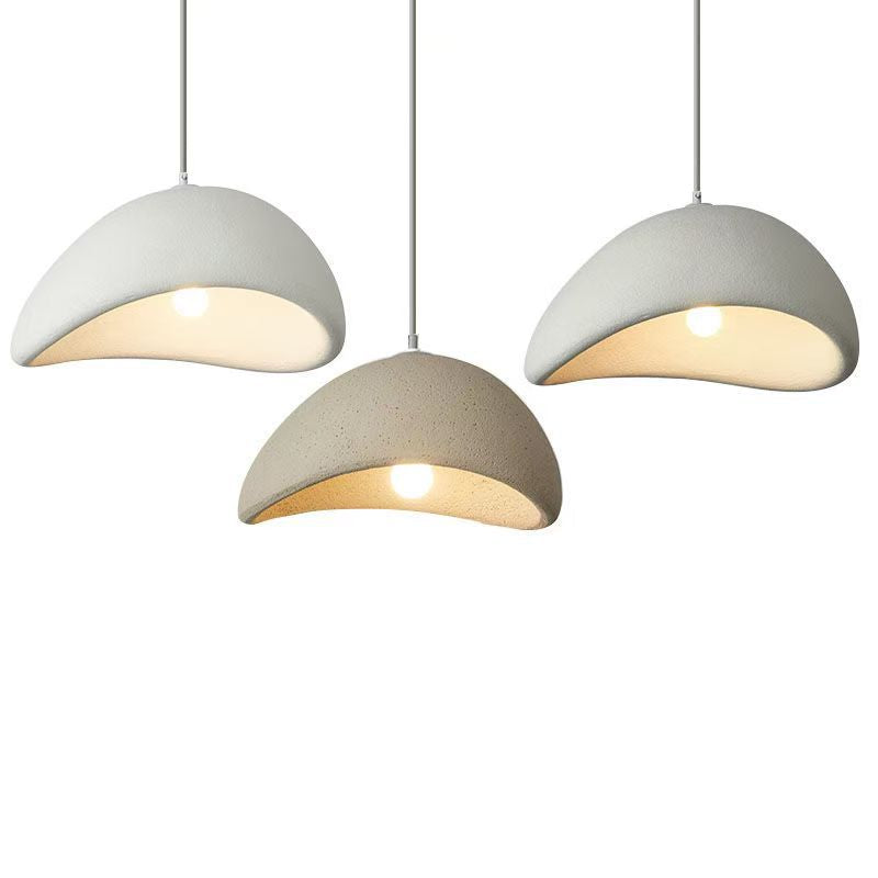 Zen Wabi-Sabi Chandelier | Japanese Stone LED Pendant Light