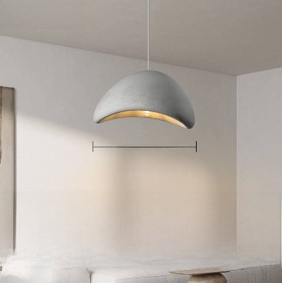 Zen Wabi-Sabi Chandelier | Japanese Stone LED Pendant Light